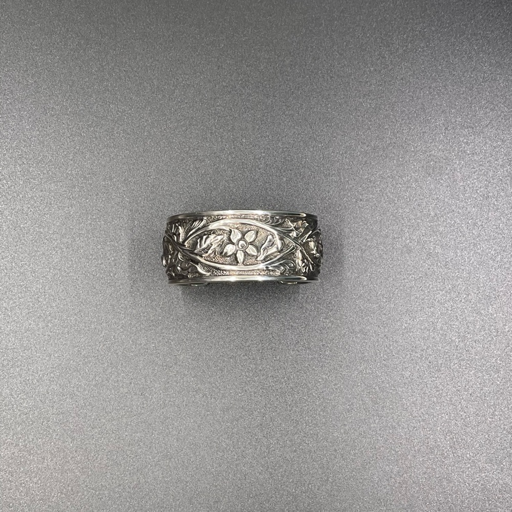 Retired Silpada Designs Flower Cuff Bracelet